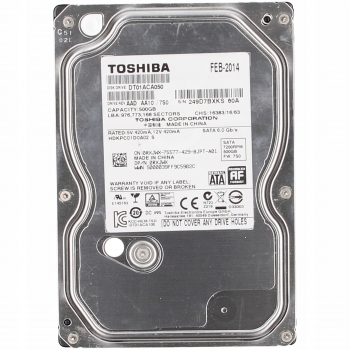 Dysk twardy Toshiba DT01ACA050 500GB SATA III 3,5